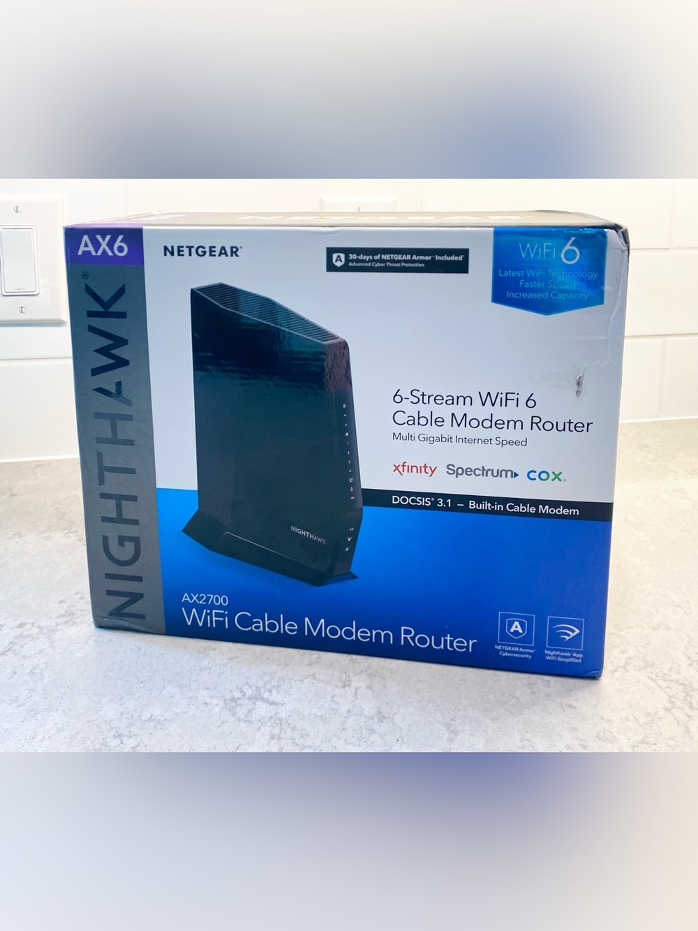 NETGEAR Nighthawk CAX30 AX2700 WiFi Router
